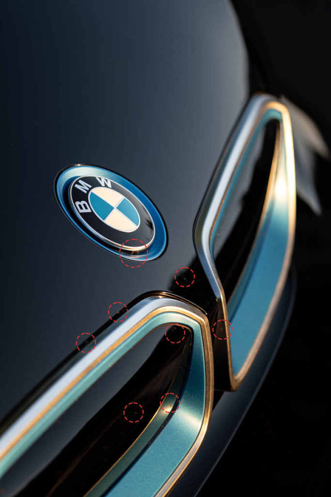 Calandre BMW I3 non éditée